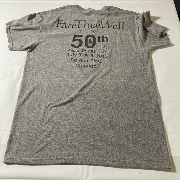Grateful Dead Short Sleeve Tee Gildan Gray - Picture 8 of 8